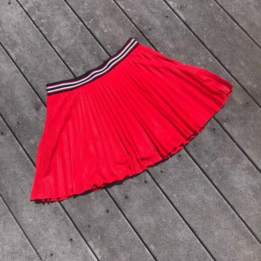 Jersey like A-line Skirt